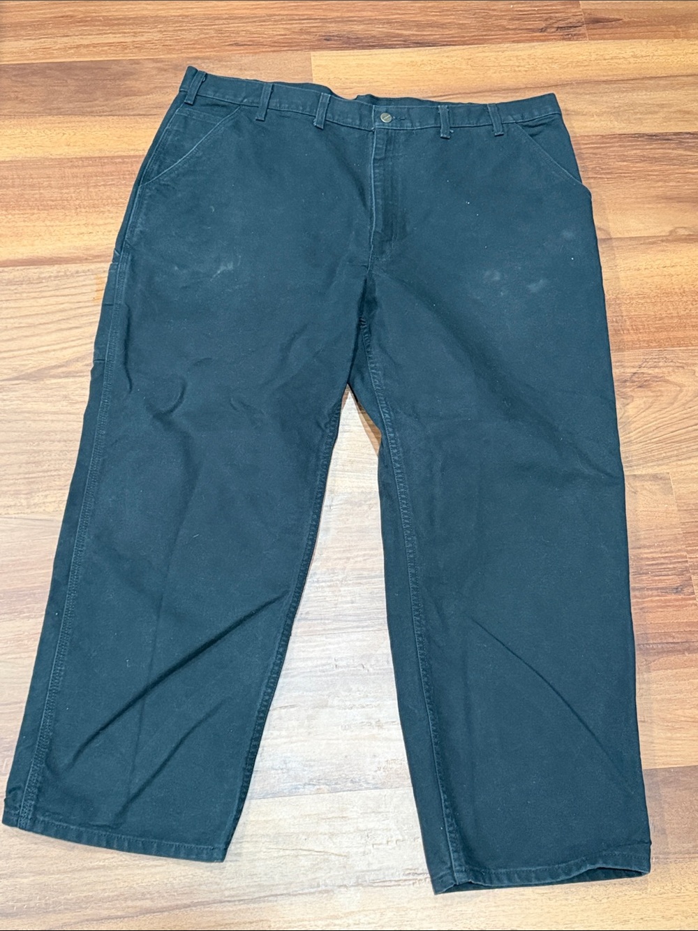 Carhartt Men's Black Carpenter- Straight Leg Pants